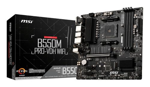 CM MSI B550M PRO-VDH WIFI Emplacement AM4 VGA HDMI