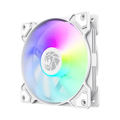 Ventilateur GAMEMAX FN12A-S5-W 120mm Blanc ARGB