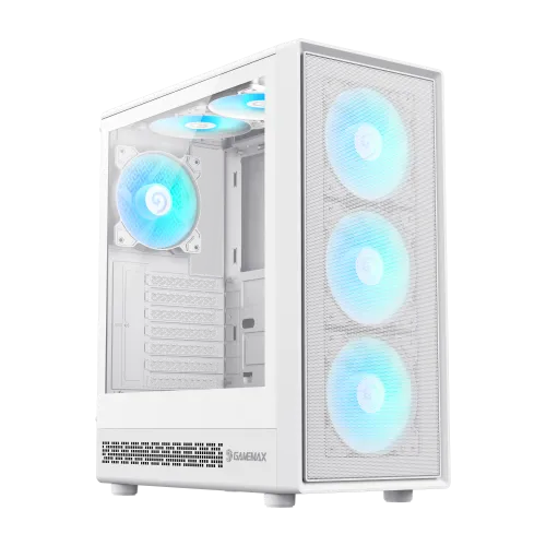 Boitier Gamer Moyen Tour GAMEMAX Storm 2A WH ATX USB-C Blanc