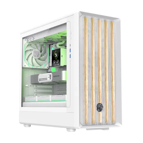 Boitier Moyen Tour GAMEMAX CLAW 460 WW ATX USB-C Blanc