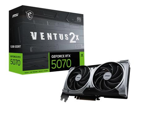 CG MSI GeForce RTX5070 12G VENTUS 2X OC, GDDR7