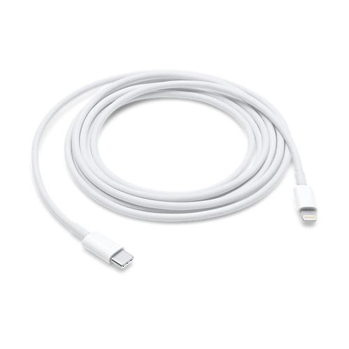 Apple MKQ42ZM, 2 m, Lightning, USB C, Blanc, Droit, Droit