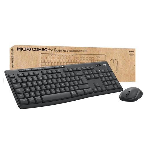 Clavier Logitech MK370 Combo Bluetooth  membrane Graphite