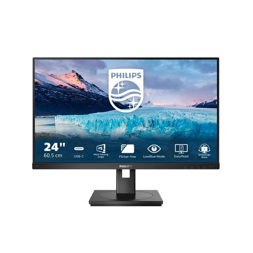 Mon 23.8 Philips 243S1/00 Reglable IPS FHD USB-C 65W RJ45 4ms 75 Hz