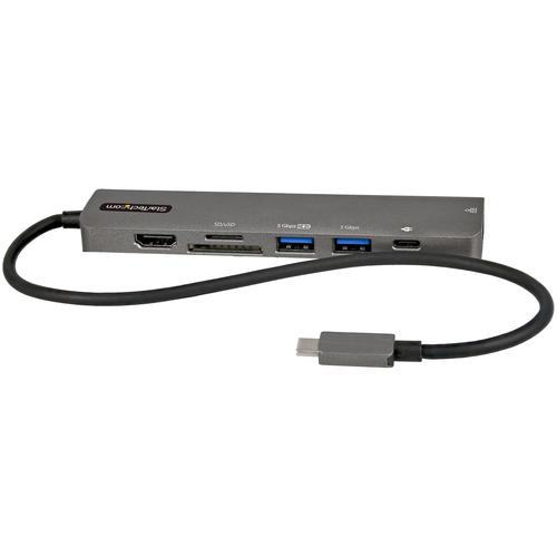 Dockstation StarTech USB-C USBA RJ45 HDMI 4KAlim passthrough 100W