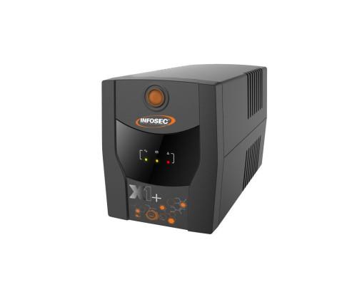 [66109] Onduleur INFOSEC X1+ 1600 FR/SCHUKO -  Line Interactive 1600 VA 4 Prises FR /