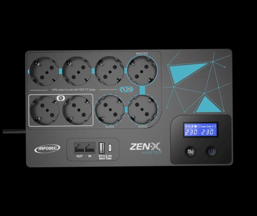 [66124] Onduleur INFOSEC Zen-XMaster 600FR/SCHUKO