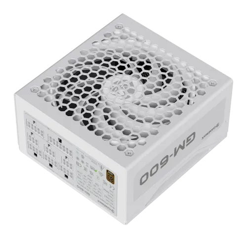 [2139-0600B0009] Alimentation GAMEMAX GM600B WH 600W 80+Bronze ATX Modulaire Blanc
