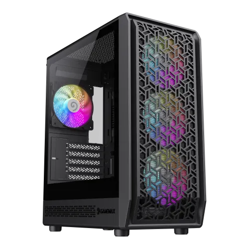 [1117-3701R0005] Boitier Gamer Mini Tour GAMEMAX Forge COC MATX USB-C Noir