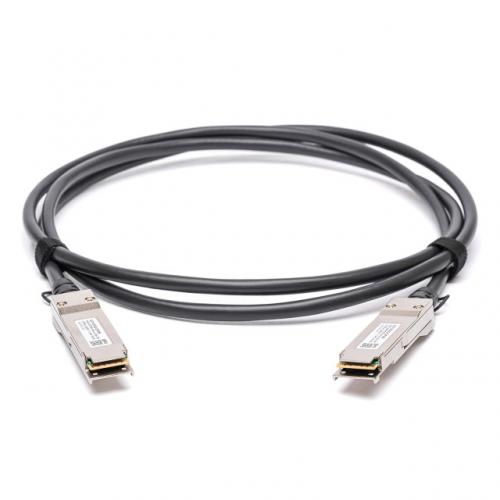 [KMQSFPDAC2M] Câble de connexion directe QSFP28 de 40/100 Gbps, d'une longueur de 2m