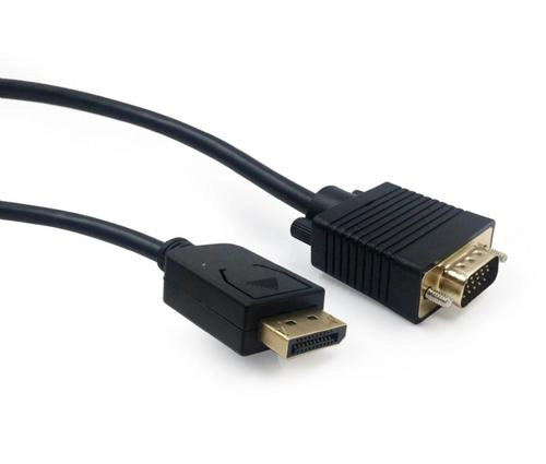 [CORDONDISPLAYPORT] Cordon Displayport 1.1 / M vers VGA / M Noir - 1.80 m
