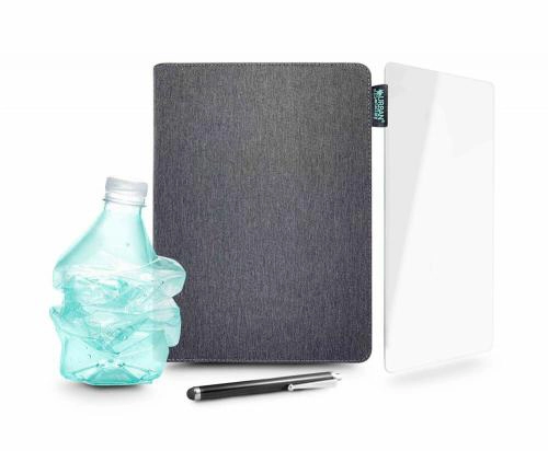 [123457] Pack 3 en 1 Etui URBAN FACTORY pour Samsung tab a8 + vitre protection + stylet