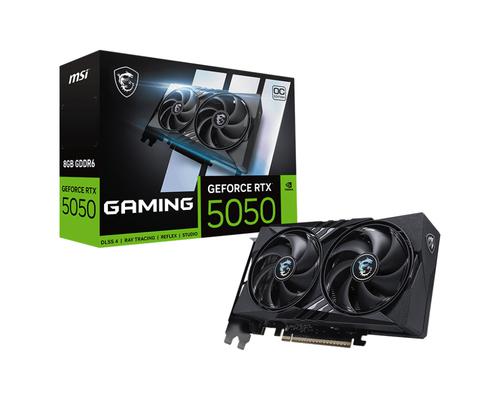 [MSIGEFORCERTX50508GG] CG MSI GeForce RTX 5050 8G GAMING OC GDDR6 128bit